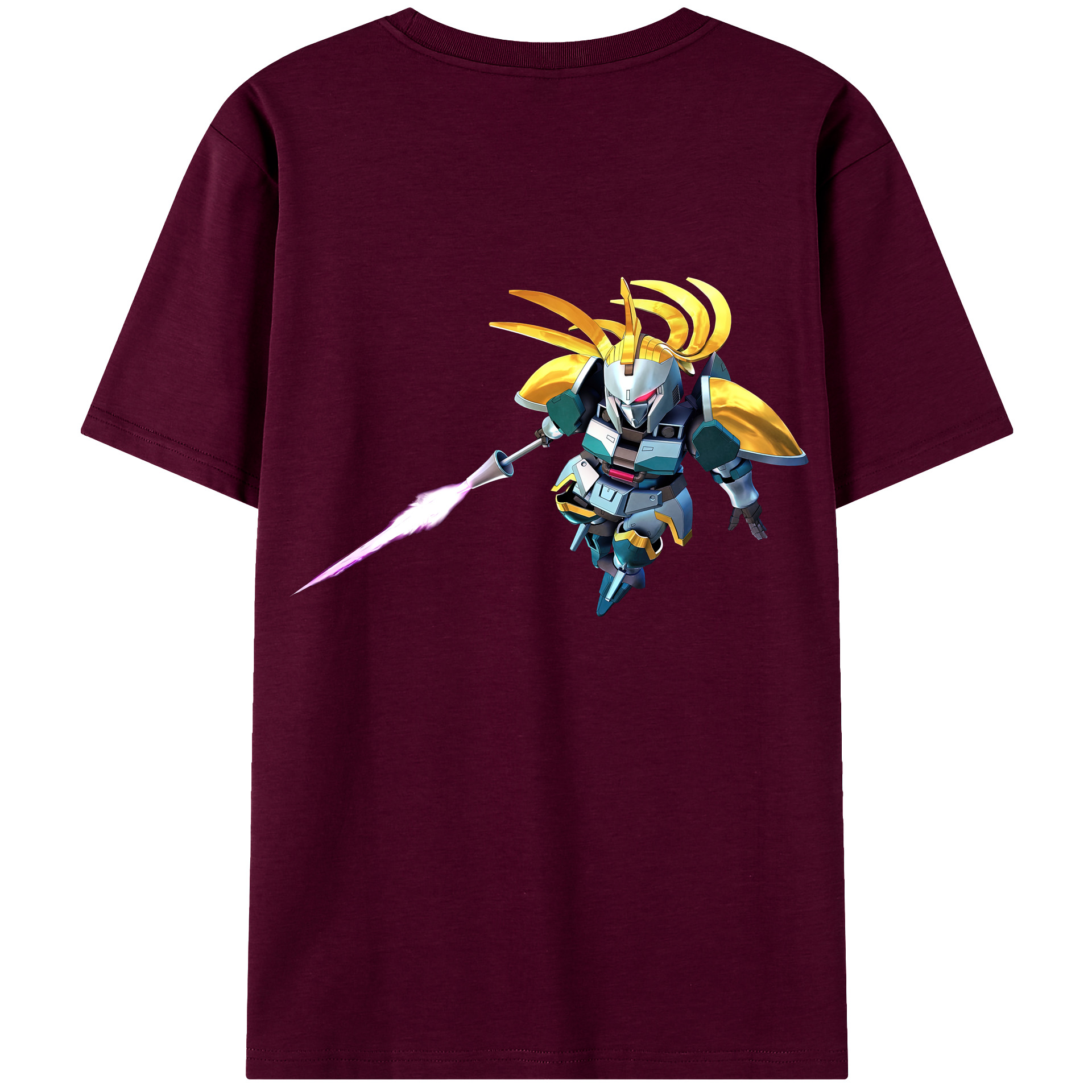 （画像用） 機動戦士ガンダム Mobile Suit Gundam レディース半袖Tシャツ(バックプリント)
